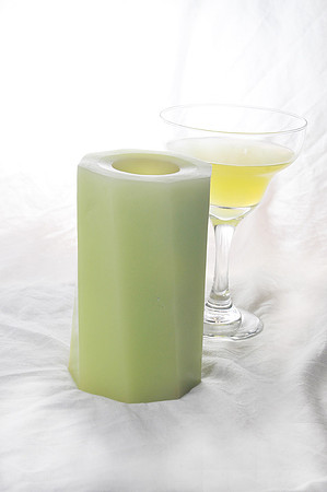 GreenCandleSide MargaritaGlass copy2
